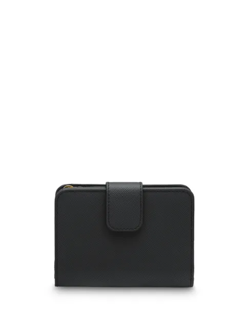 Prada saffiano leather small wallet Black 1ML018QHH