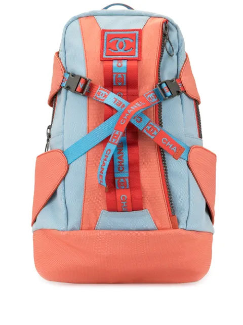 CHANEL Pre-Owned Sports Line CC backpack Blue 7592336