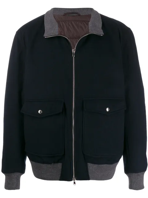 Barba padded interior jacket Blue KEVSP140