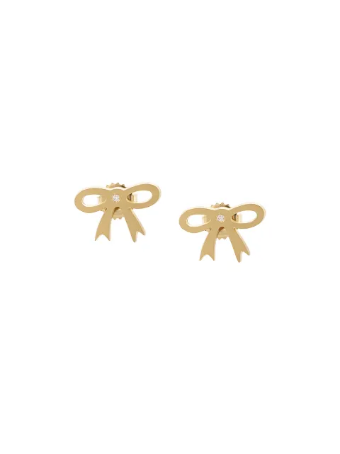 Irene Neuwirth 18kt yellow gold Bow stud earrings Gold E767YGP