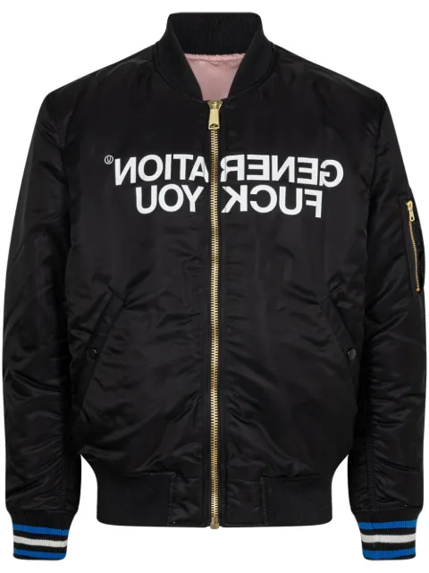 Supreme Reversible MA-1 jacket Black SU1203