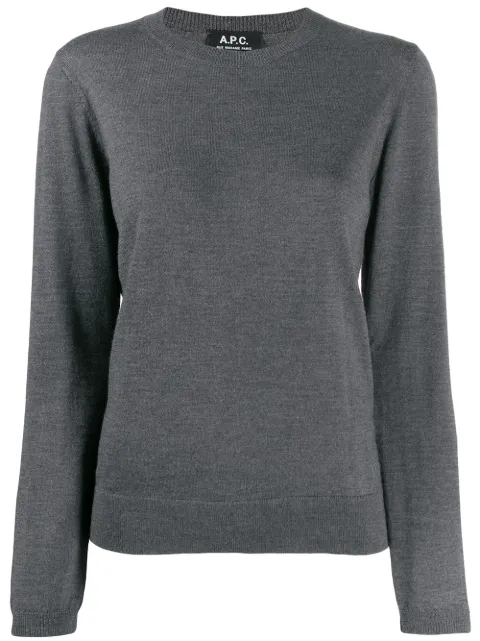 A.P.C. round neck jumper Grey WVAWMF23892