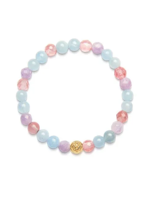 Nialaya Jewelry faceted stone bracelet Blue WCHCO130