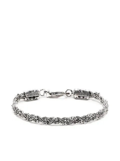 Emanuele Bicocchi braided bracelet Silver FKDB4