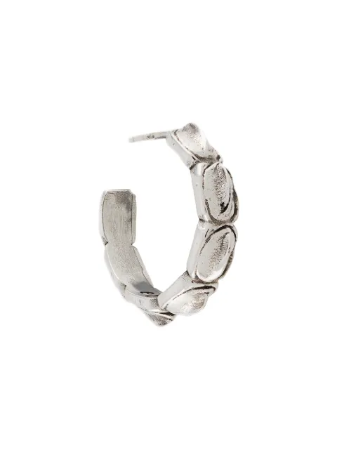 Emanuele Bicocchi Croc hoop earring Silver CLE1