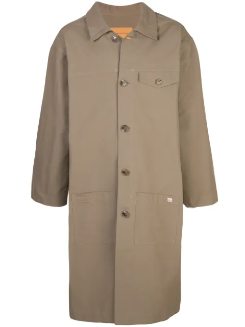 Martine Rose mid-length raincoat Brown MRAW19722