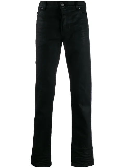 Balmain spray band jeans Black H05291Z0170PA