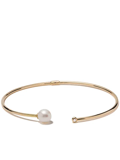 Yoko London 18kt yellow gold Trend freshwater pearl and diamond necklace Gold Q2003NLETGEY