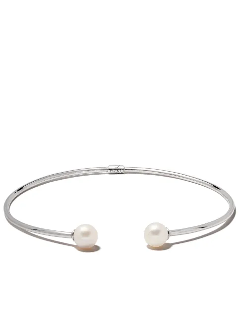 Yoko London 18kt white gold Trend freshwater pearl necklace Silver Q1995NLETFHY