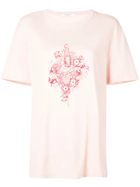 Givenchy graphic print T-shirt Neutrals BW70753Z2S