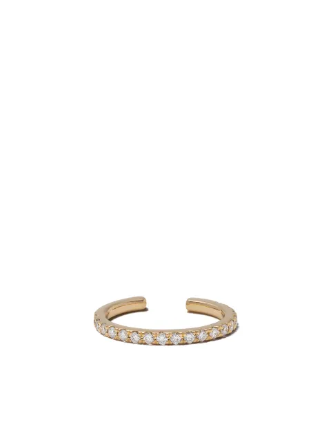 We by WHITEbIRD 18kt gold diamond Suzanne earcuff Gold 23261MO001