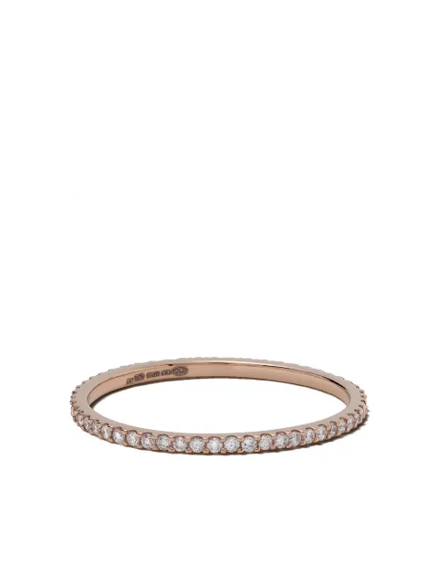 We by WHITEbIRD 18kt rose gold diamond Solange ring Pink 1AFG1R