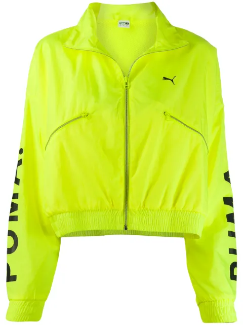 PUMA Chase cropped jacket Yellow 595493