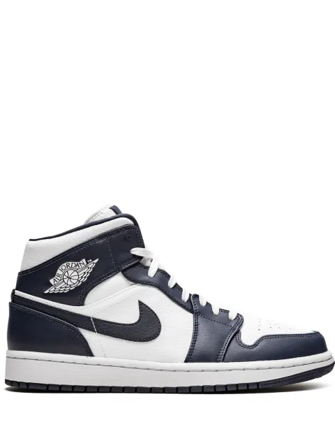 Jordan Air Jordan 1 Mid "Obsidian" sneakers White 554724174
