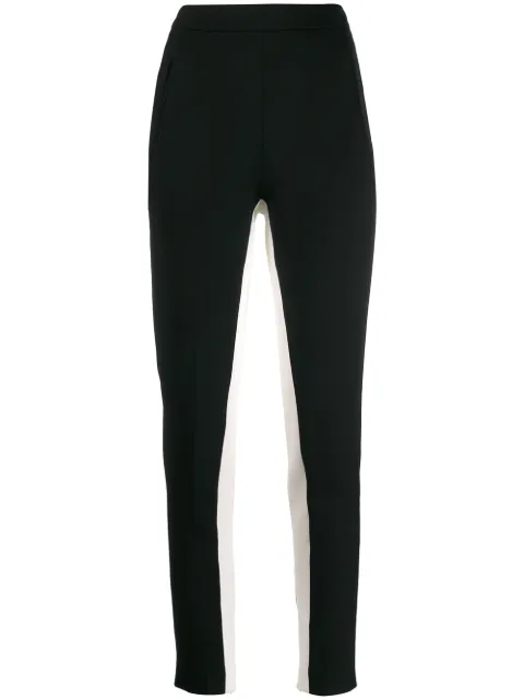 Stella McCartney side stripes skinny trousers Black 600464SOA03