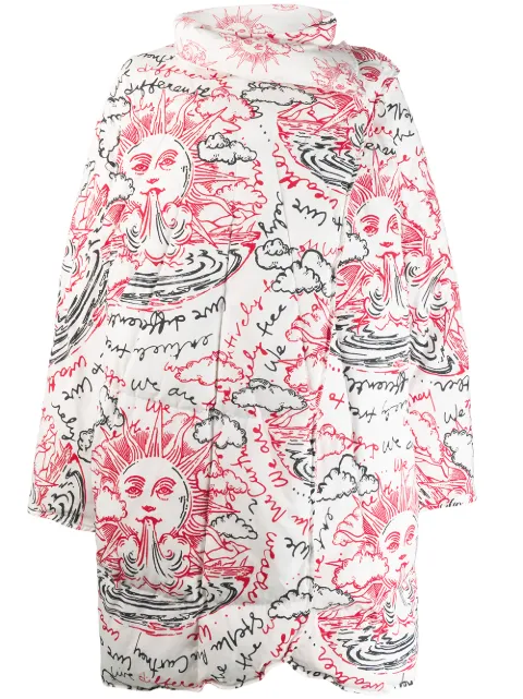 Stella McCartney We Are The Weather reversible padded coat White 594985SOA22