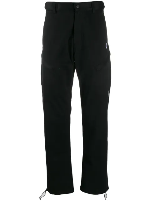 COUNTY OF MILAN Cross zipped trousers Black CMCA141F19B030121001
