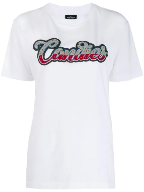 COUNTY OF MILAN Candies patch T-shirt White CWAA036E190011150188