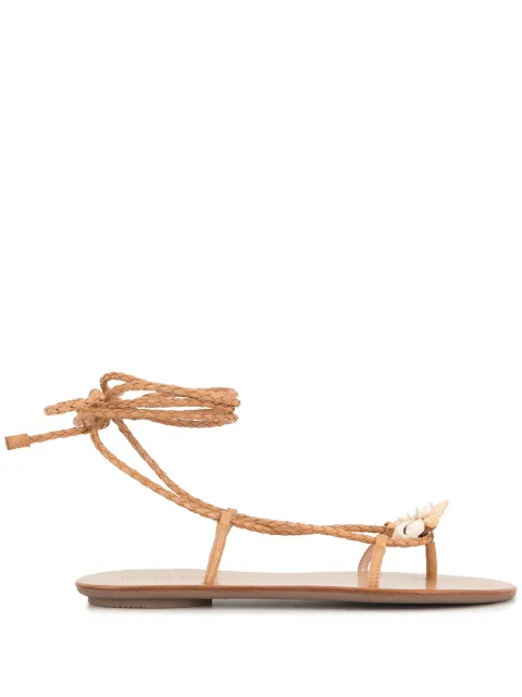 Loeffler Randall Shelly slingback sandals Brown SHELLYWL