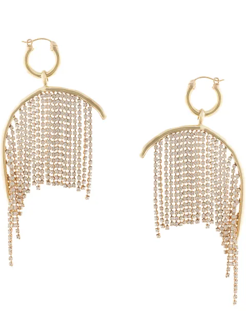 Ellery B Side pavé ball earrings Gold 9PA237GLD