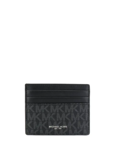 Michael Michael Kors logo print cardholder Black 39F9LGYD2B001