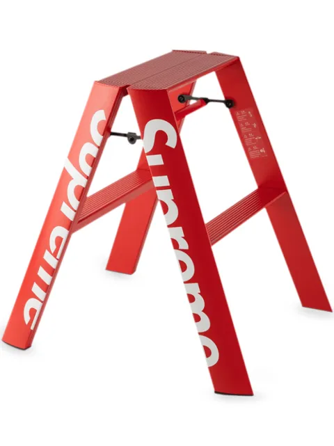 Supreme x Lucano logo-print step ladder Red SU5567