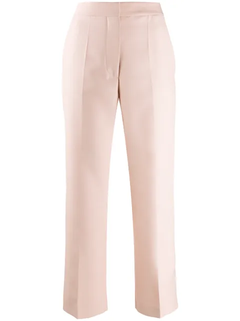 Stella McCartney Carlie cropped-fit trousers Pink 529866SNA34