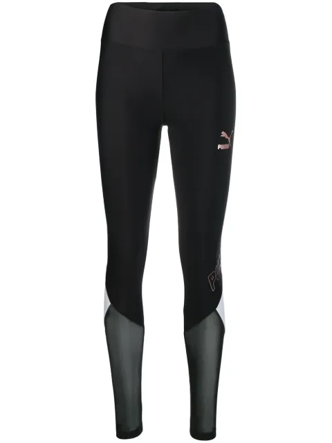 PUMA XTG sheer panel leggings Black 595705