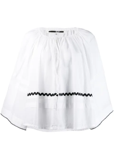 McQ Swallow tie neck detail White 523613RMC17