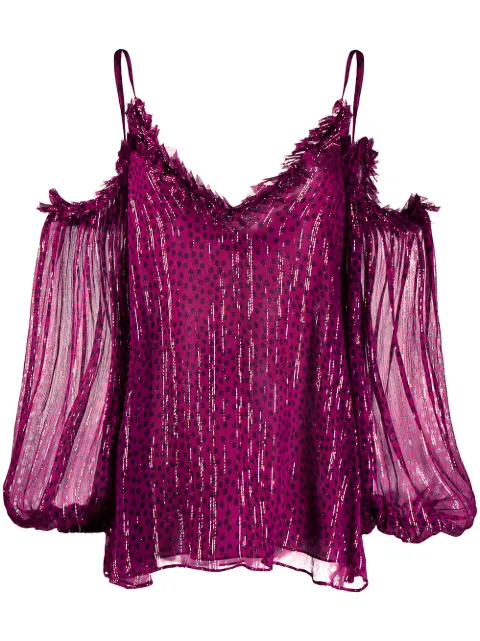 Stella McCartney kiara top Purple 581985SNA09