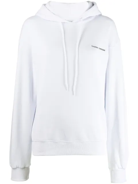Chiara Ferragni logo hoody White CFF080