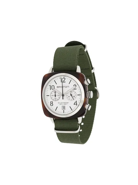Briston Clubmaster Classic Chrono 40mm Green 16140SAT2NGA