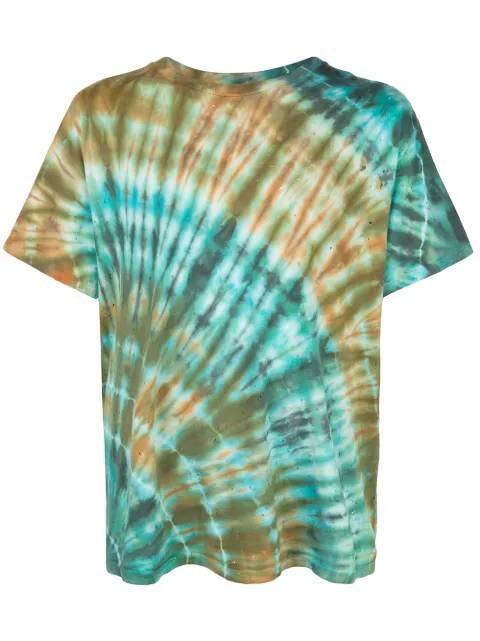 AMIRI Shotgun tie-dye T-shirt Blue W9M03346CJ