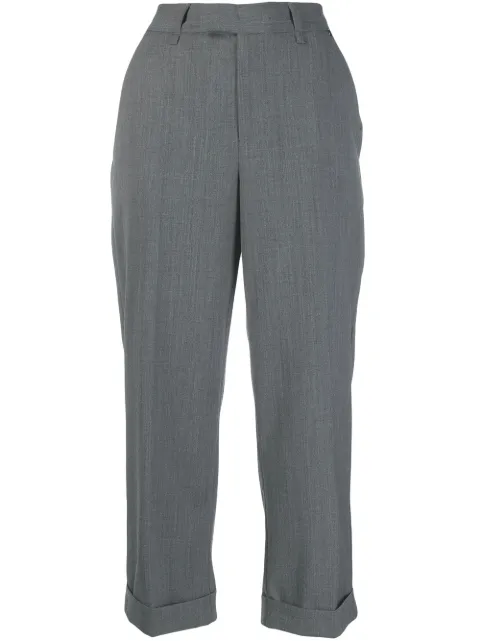TWINSET cropped wool trousers Grey 192TP2355