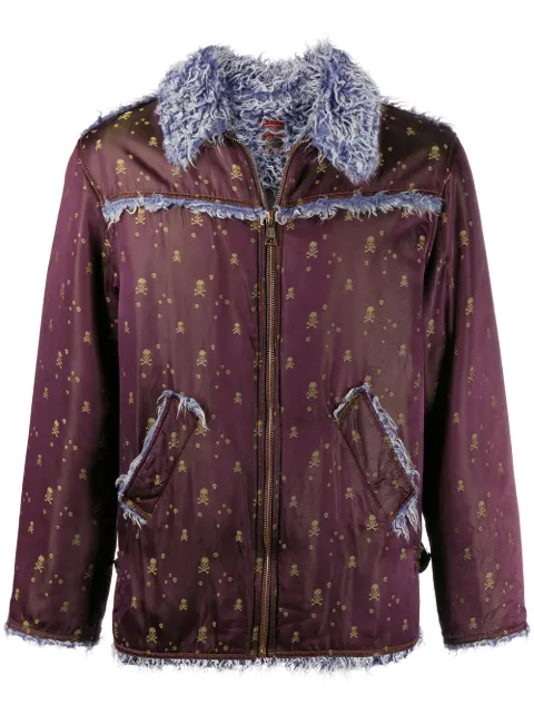 Jean Paul Gaultier Pre-Owned pirate skull embroidered jacket Purple JPG2109A