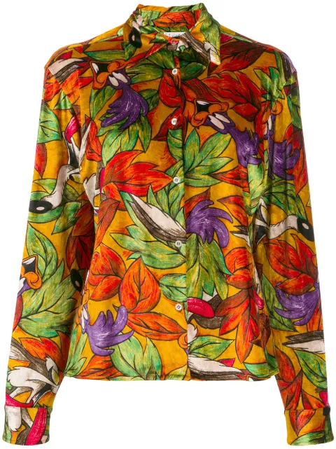 JC de Castelbajac Pre-Owned cartoon printed shirt Orange JCDC301