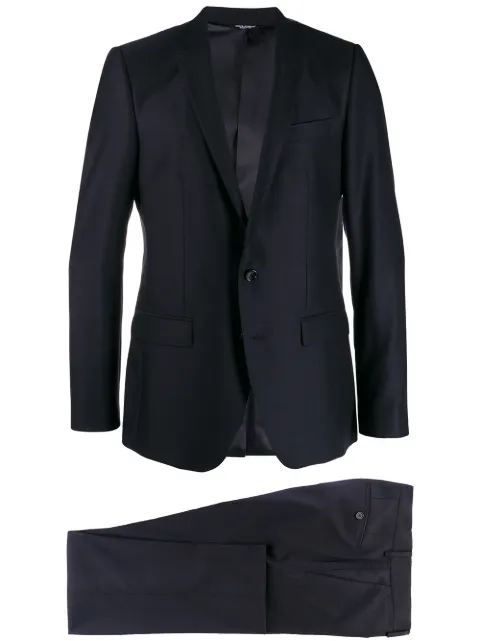 Dolce & Gabbana Martini-fit virgin wool suit Blue GK0EMTFU2RE