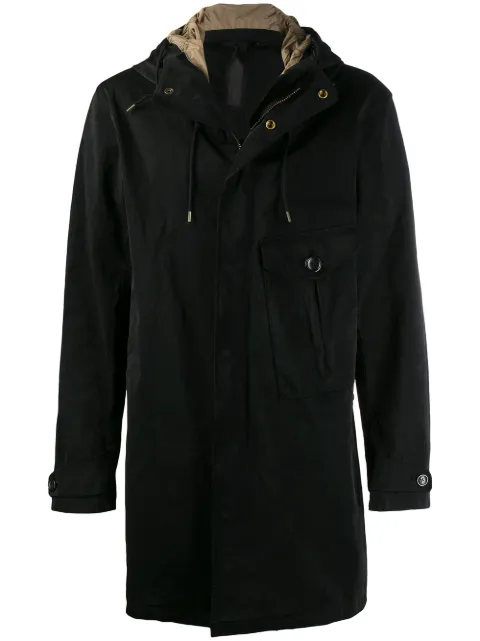 Ten C Cyclone coat Black 17CTCUK04058