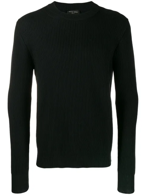 Roberto Collina knitted sweatshirt Black RB02101