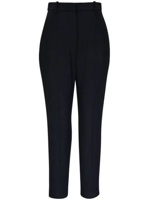 Alexander McQueen high-waisted tailored trousers Black 585118QEAAA