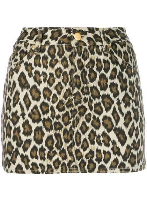Jean Paul Gaultier Pre-Owned 1989 Cheetah Skirt Neutrals JPG2066