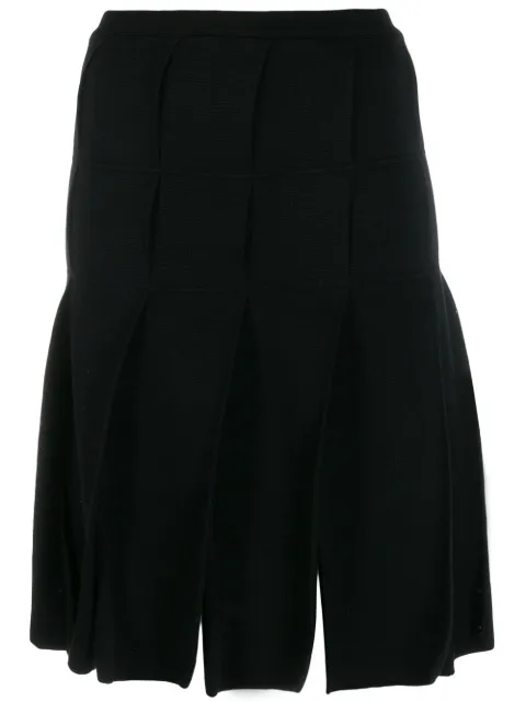Jean Paul Gaultier Pre-Owned 1980's pleated skirt Black JPG2105