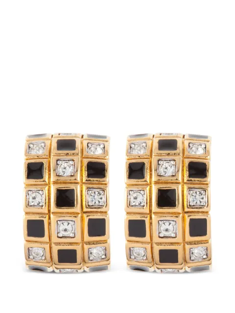 D'Orlan Vintage 1980's demi-hoop clip-on earrings Gold ER021117