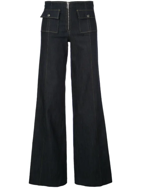 Cinq A Sept Long Azure pants Blue ZP3651502Z