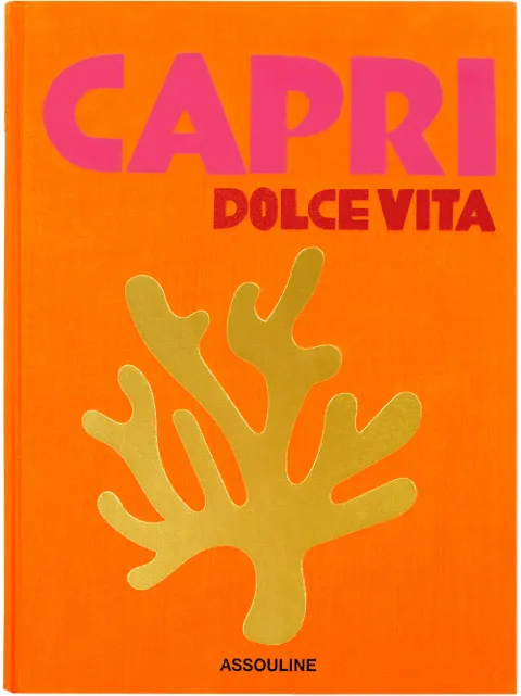 Assouline Capri Dolce Vita book Orange 9781614287834
