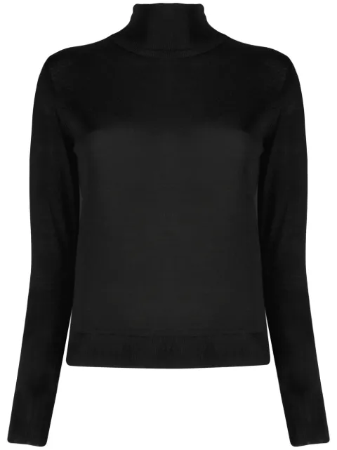 Roberto Collina roll neck sweater Black B03003