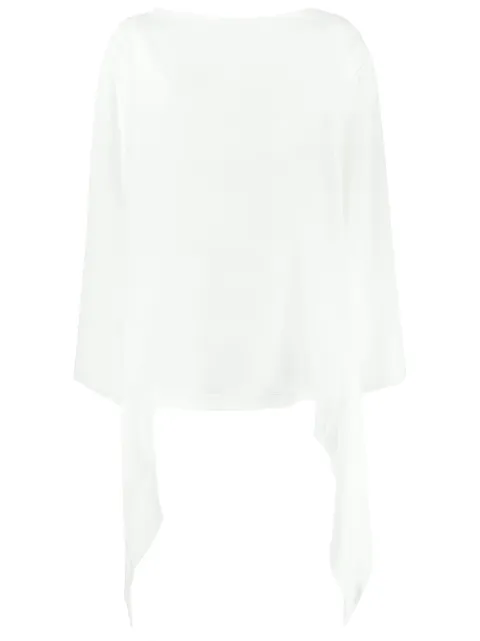 Alberta Ferretti draped details blouse White V02106618