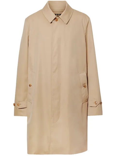 Burberry Cotton Gabardine Car Coat Brown 8019047