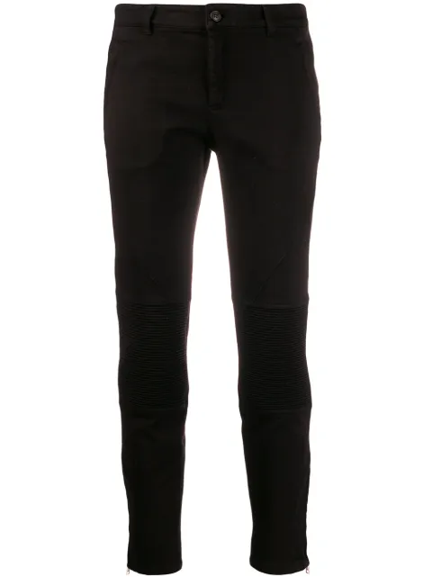Nº21 ribbed cropped jeans Black N2PB0210414