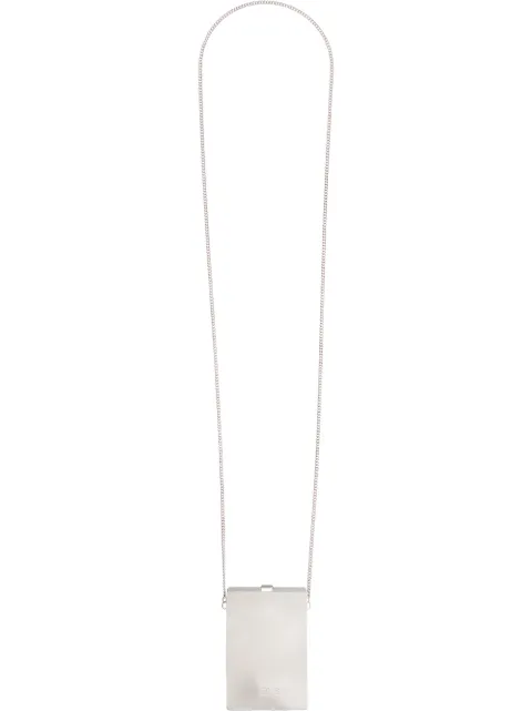 AMBUSH hard case necklace Silver 12111914